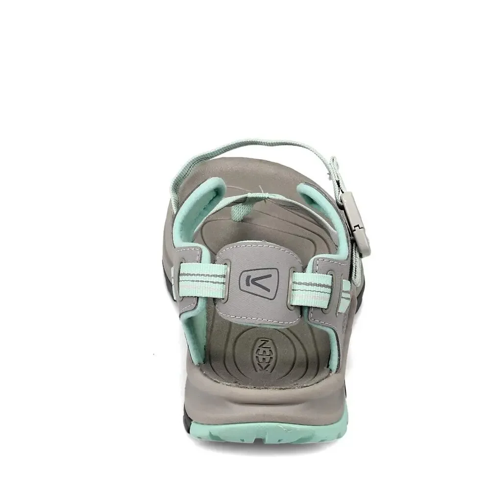 KEEN NEW WOMEN'S TERRADORA II TOE POST SANDAL LIGHT GRAY/OCEAN 8.5